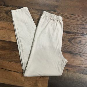 Khaki Full Length Jeggings